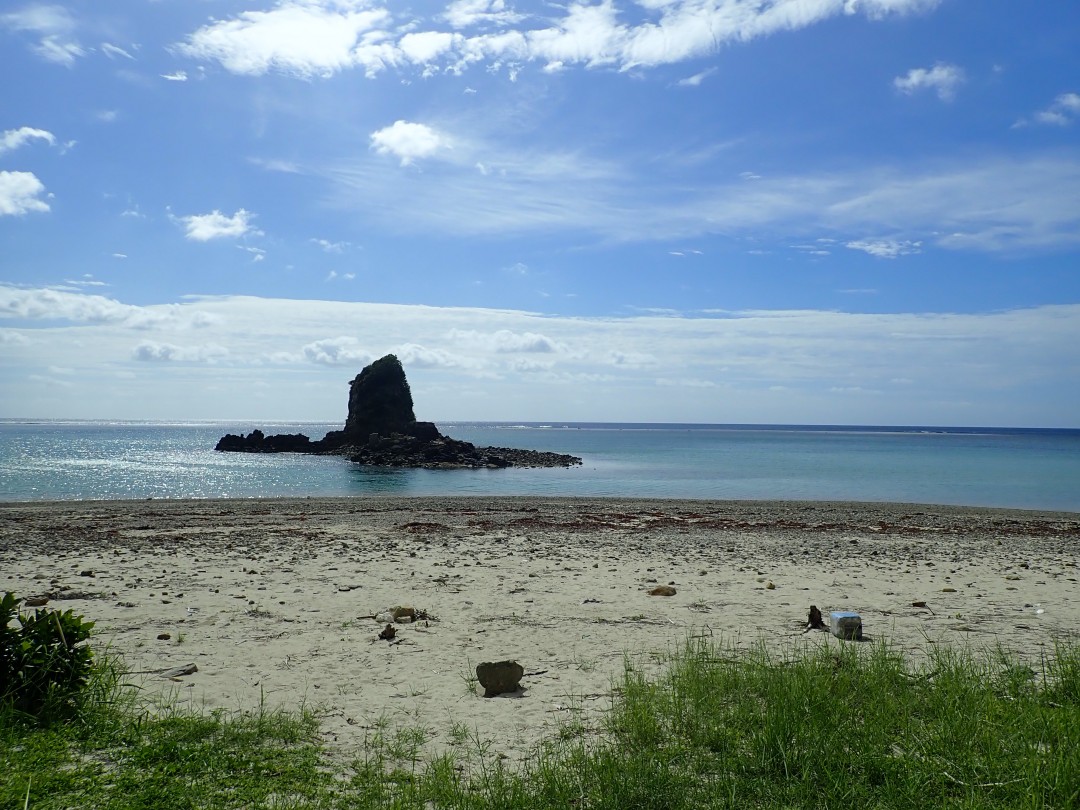 今日の嘉陽海岸