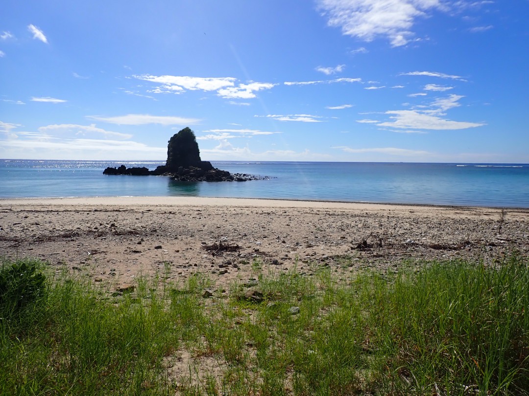 今日の嘉陽海岸