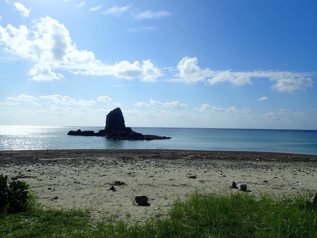 今日の嘉陽海岸