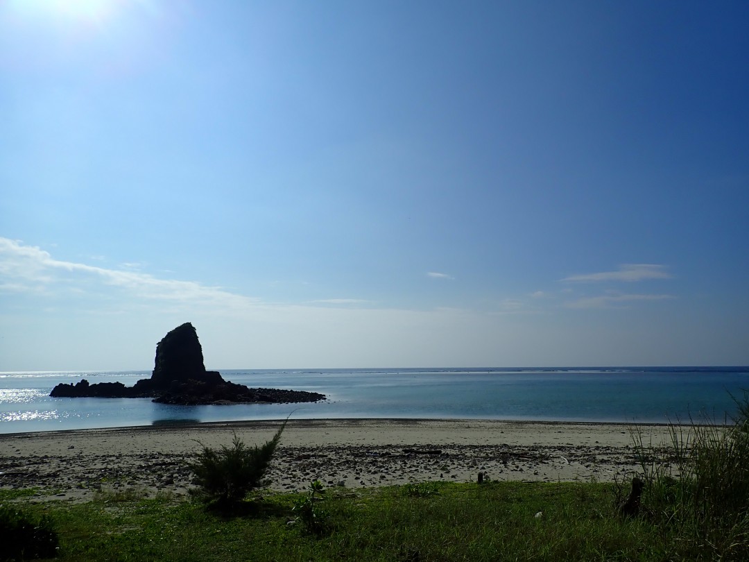 今日の嘉陽海岸