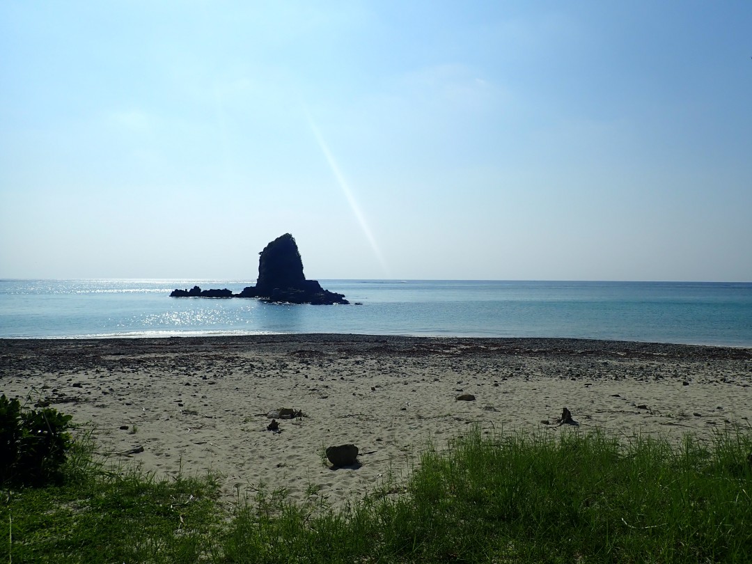 今日の嘉陽海岸