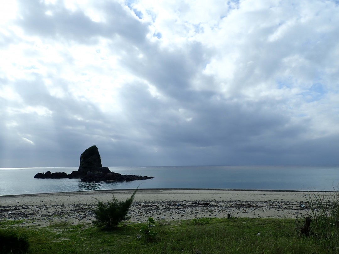 今日の嘉陽海岸