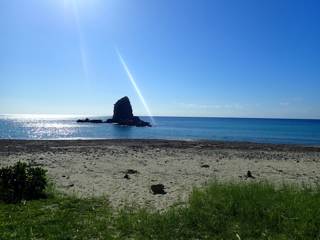 今日の嘉陽海岸