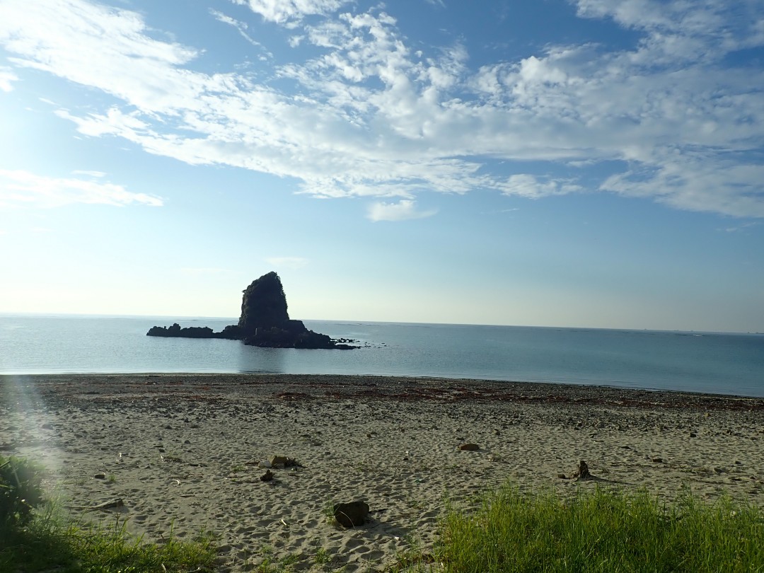 今日の嘉陽海岸