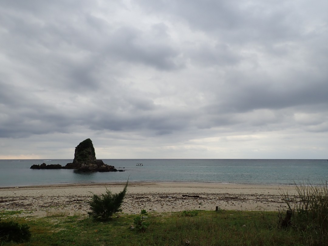 今日の嘉陽海岸