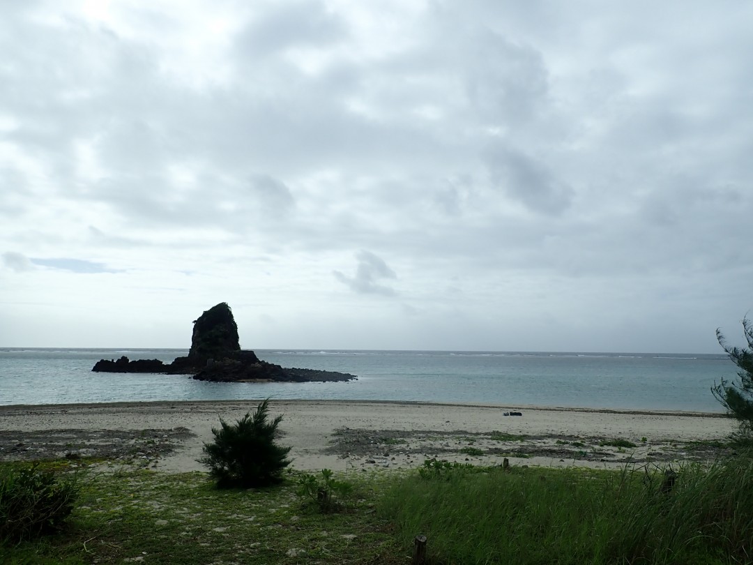 今日の嘉陽海岸