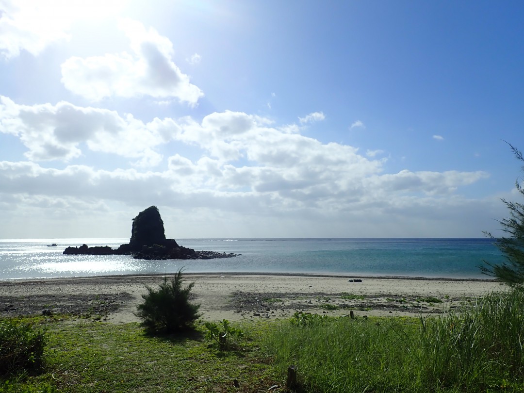 今日の嘉陽海岸