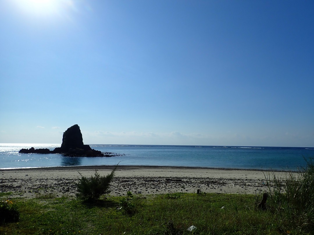 今日の嘉陽海岸