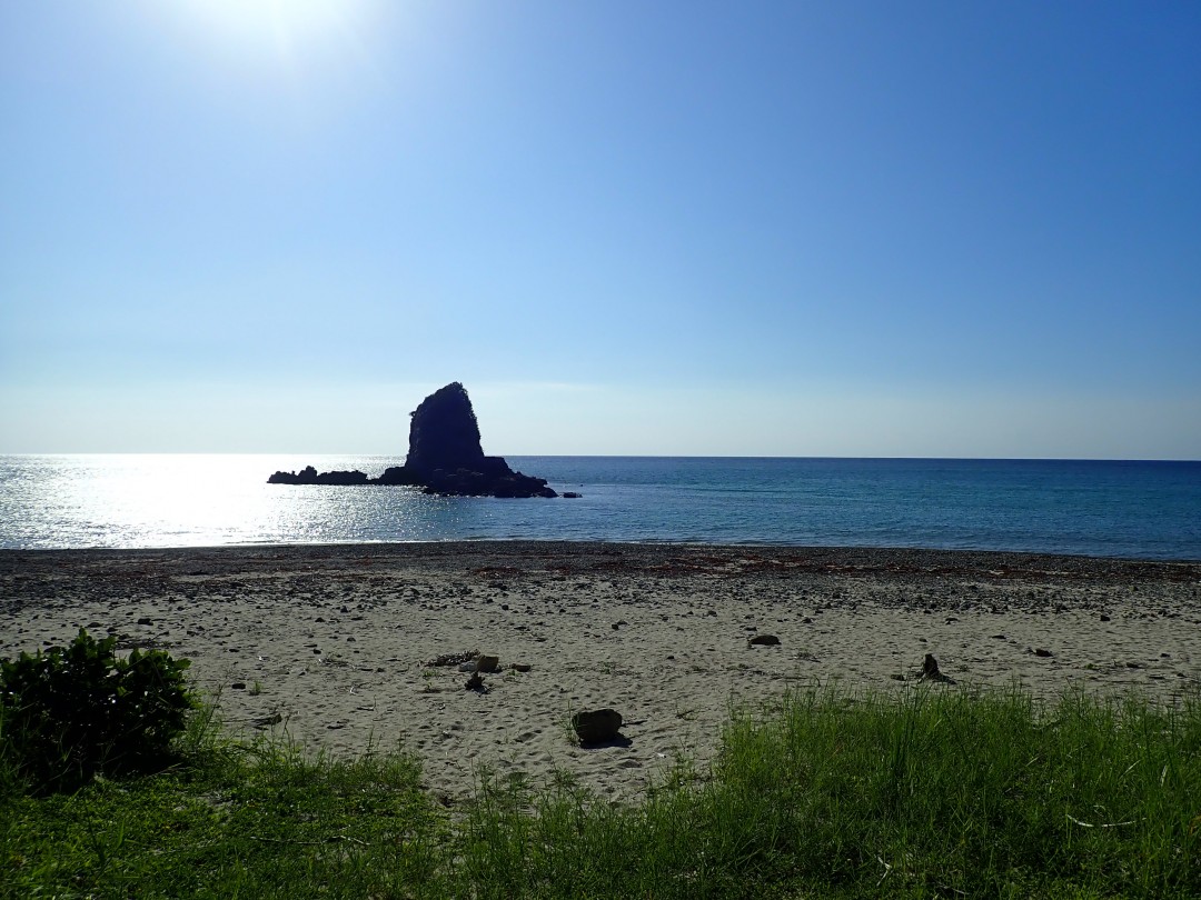 今日の嘉陽海岸