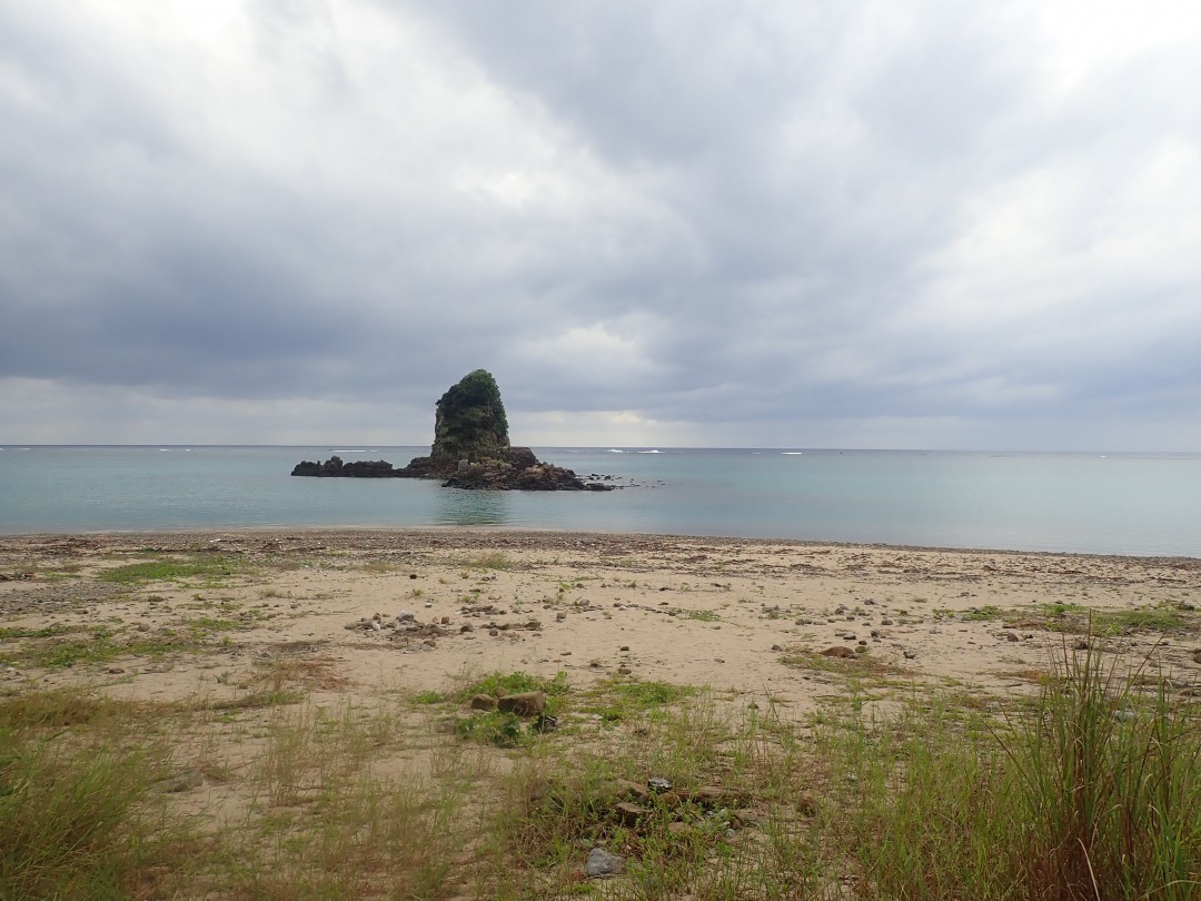 今日の嘉陽海岸