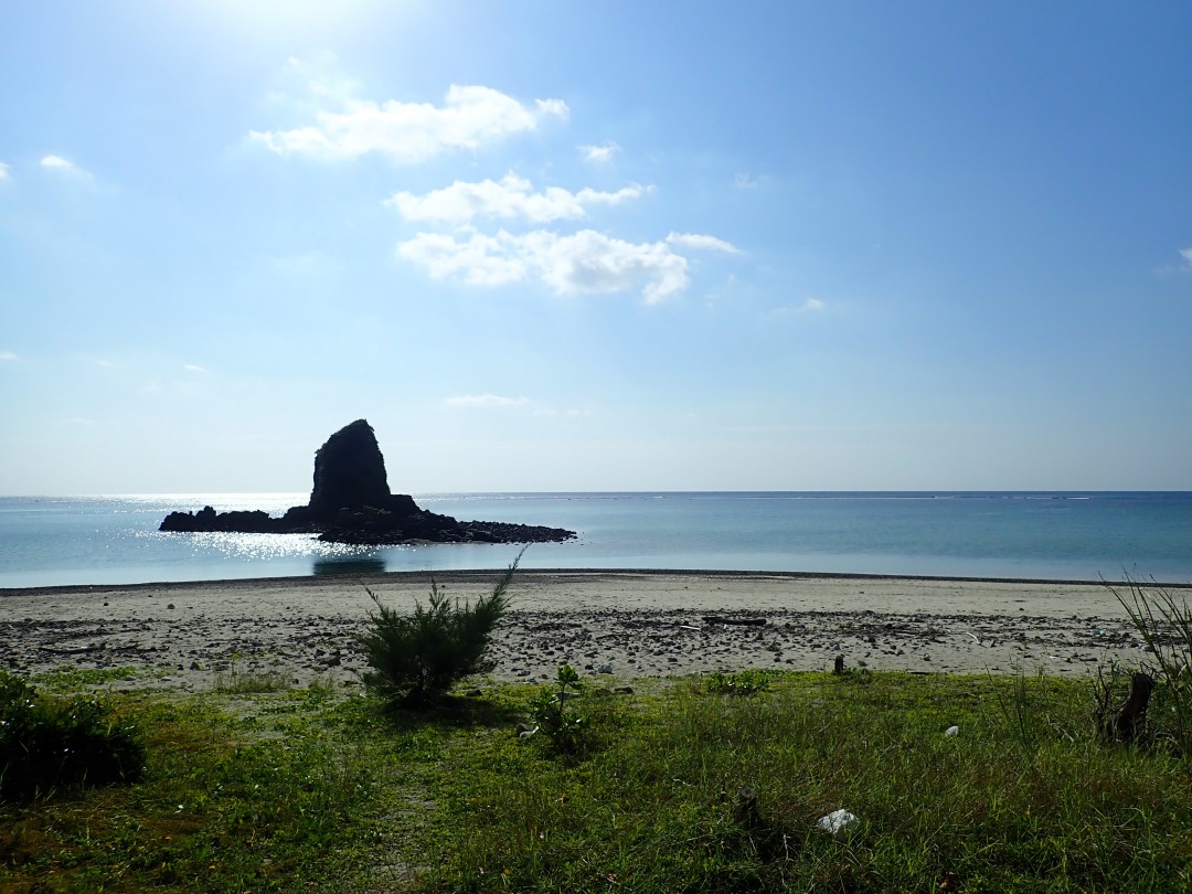 今日の嘉陽海岸