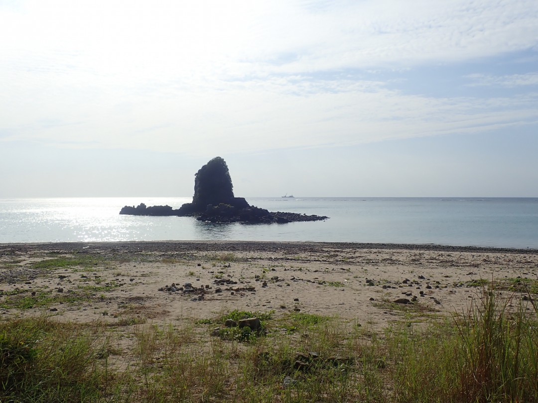 今日の嘉陽海岸