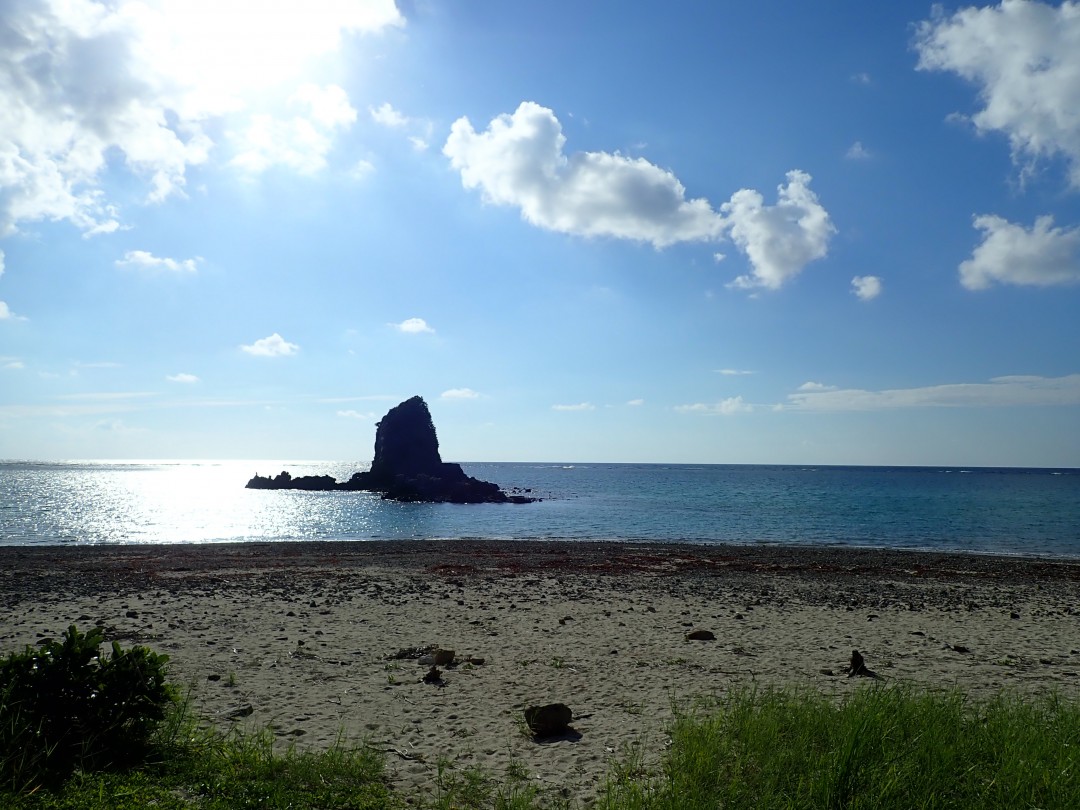 今日の嘉陽海岸