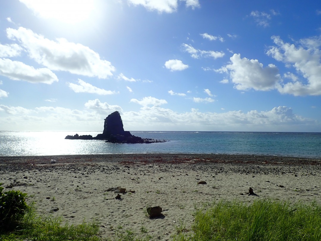 今日の嘉陽海岸