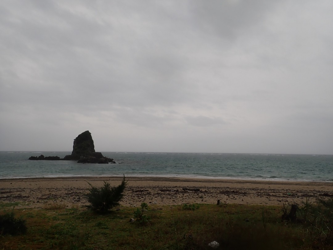 今日の嘉陽海岸