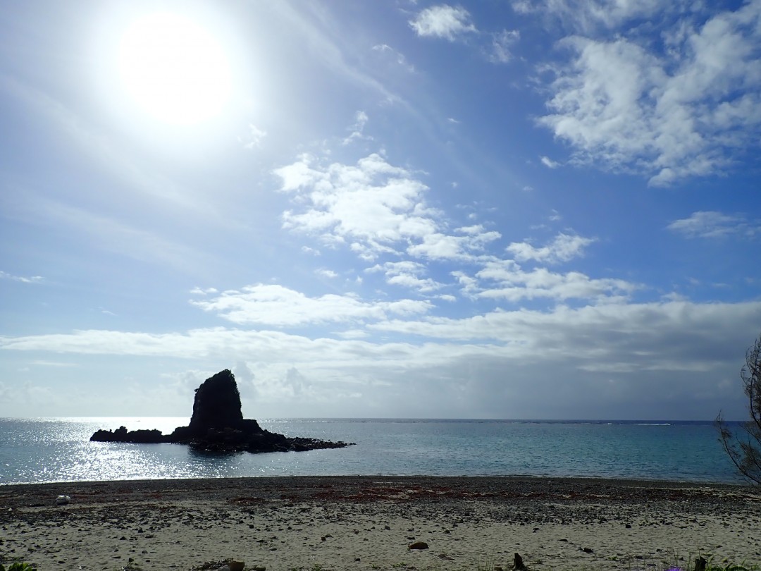 今日の嘉陽海岸