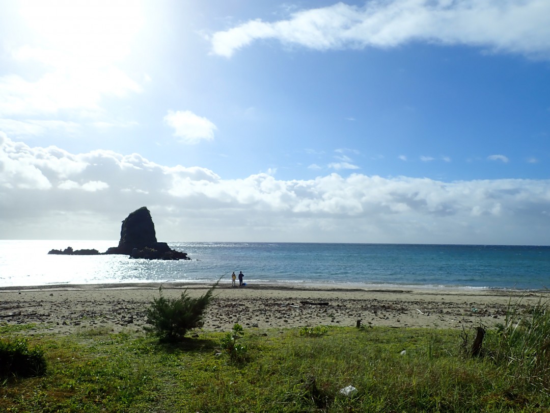 今日の嘉陽海岸