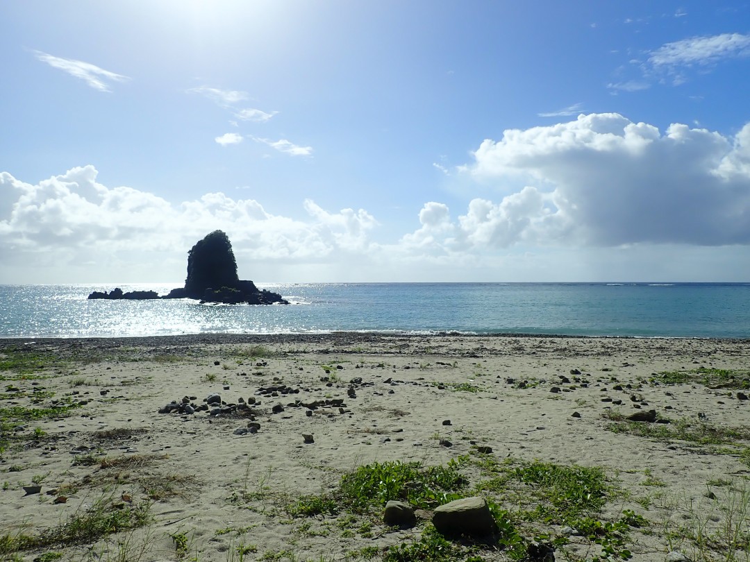 今日の嘉陽海岸