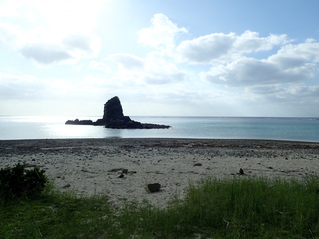 今日の嘉陽海岸