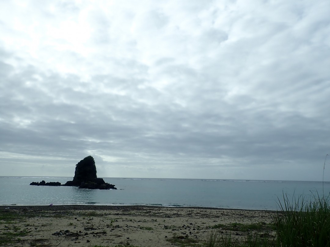 今日の嘉陽海岸