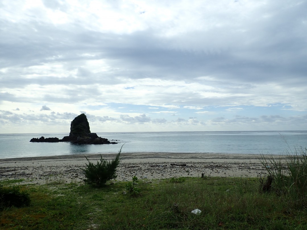 今日の嘉陽海岸