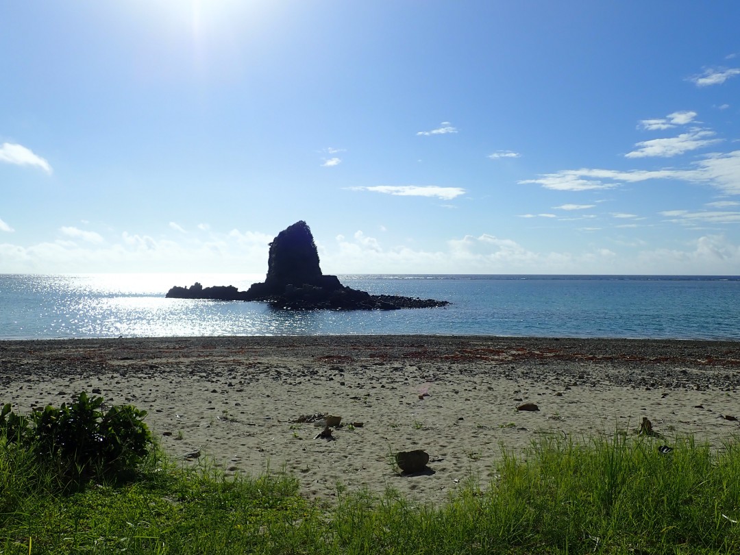 今日の嘉陽海岸