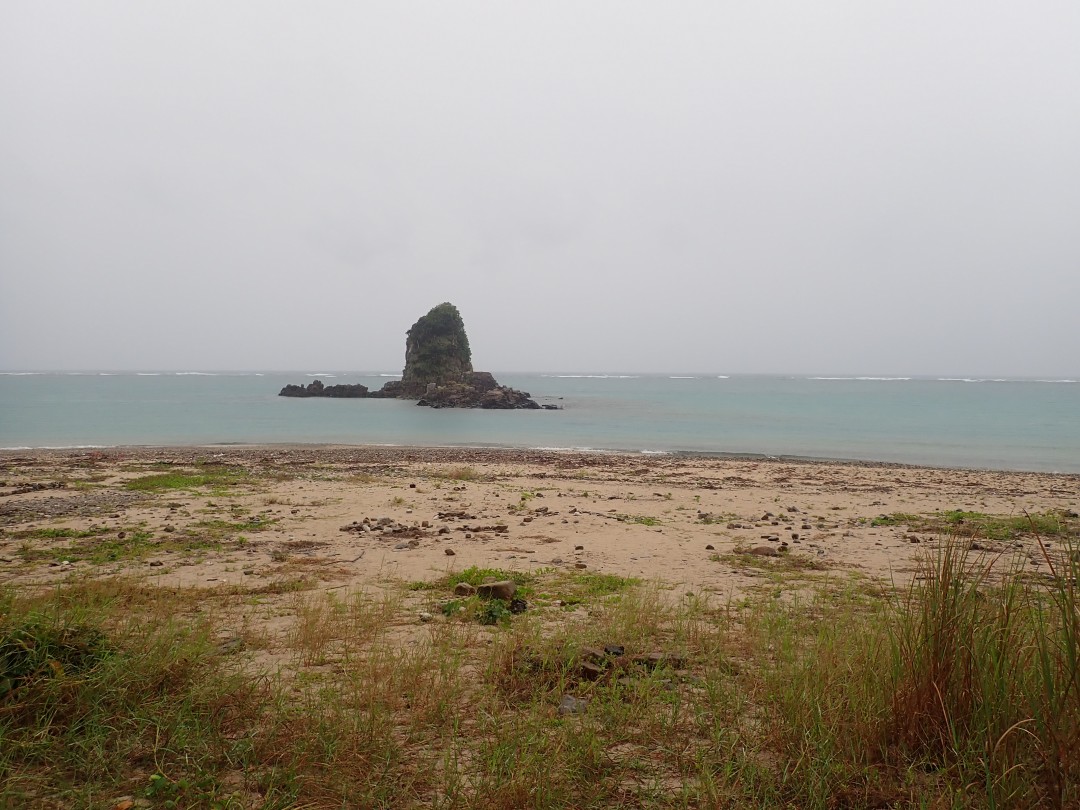 今日の嘉陽海岸