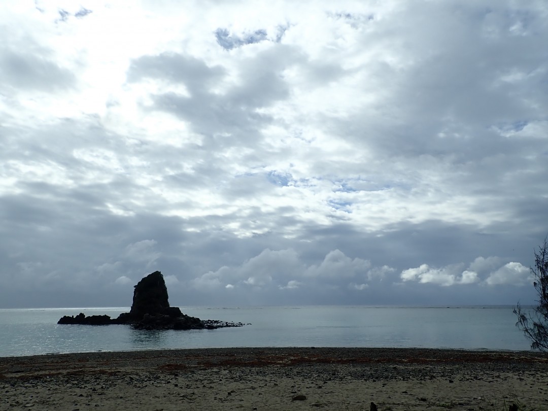 今日の嘉陽海岸