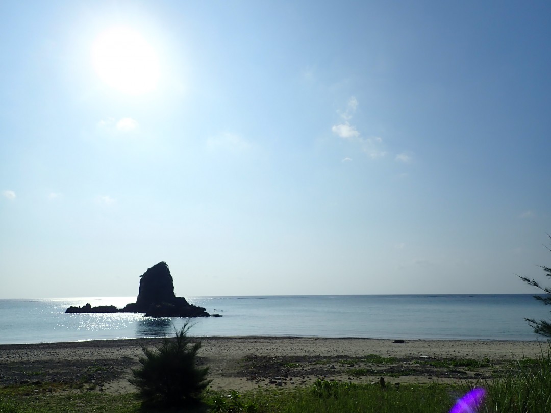 今日の嘉陽海岸