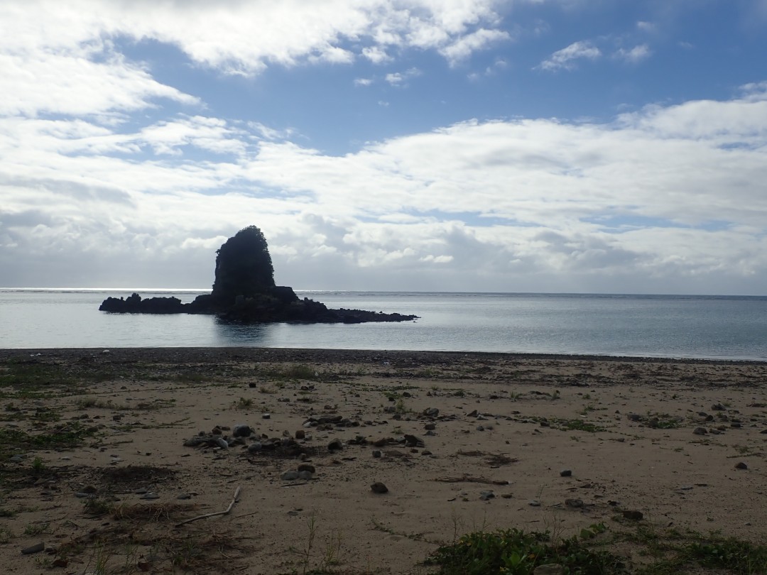 今日の嘉陽海岸
