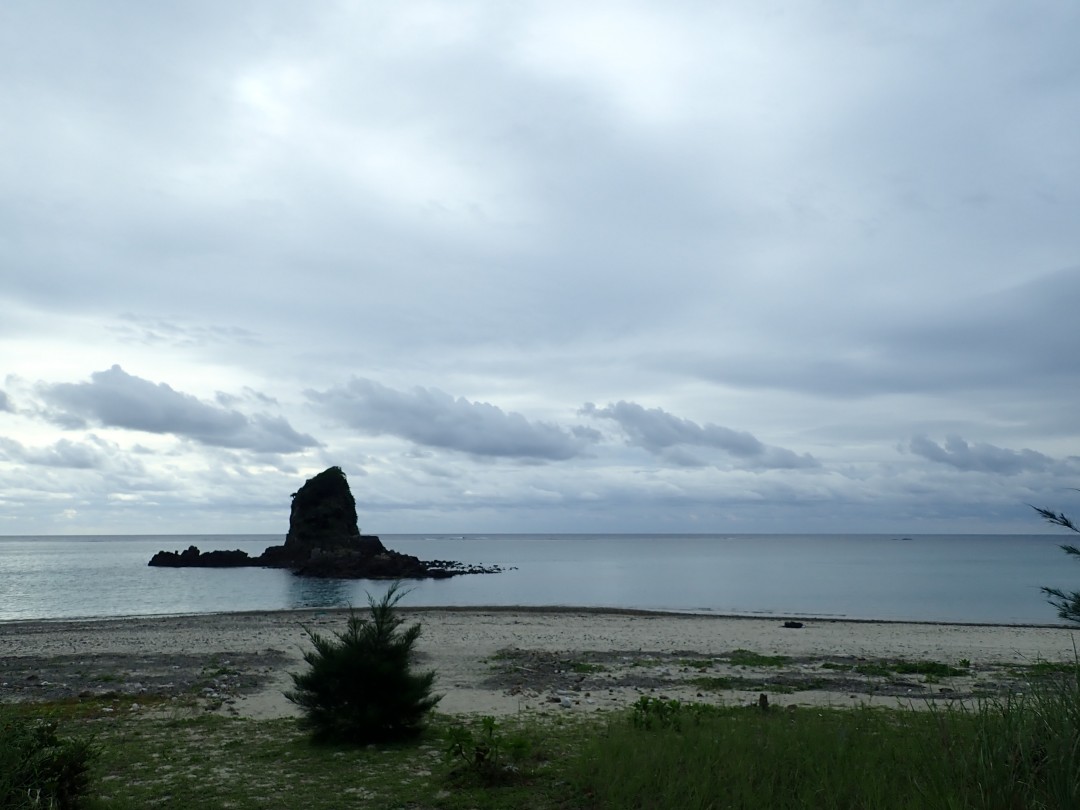 今日の嘉陽海岸