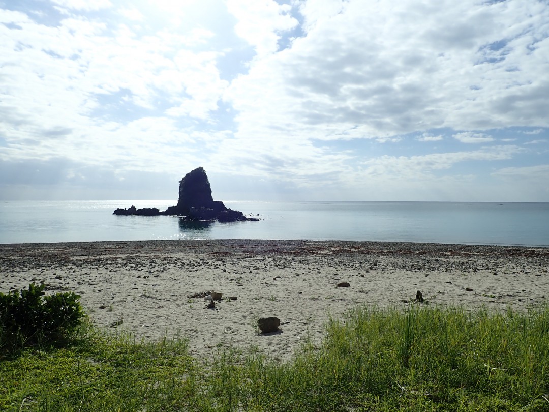 今日の嘉陽海岸