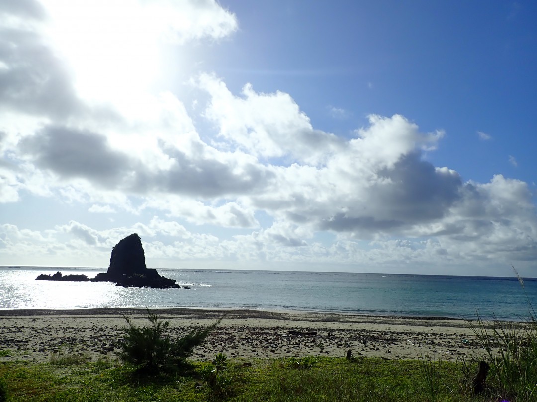 今日の嘉陽海岸