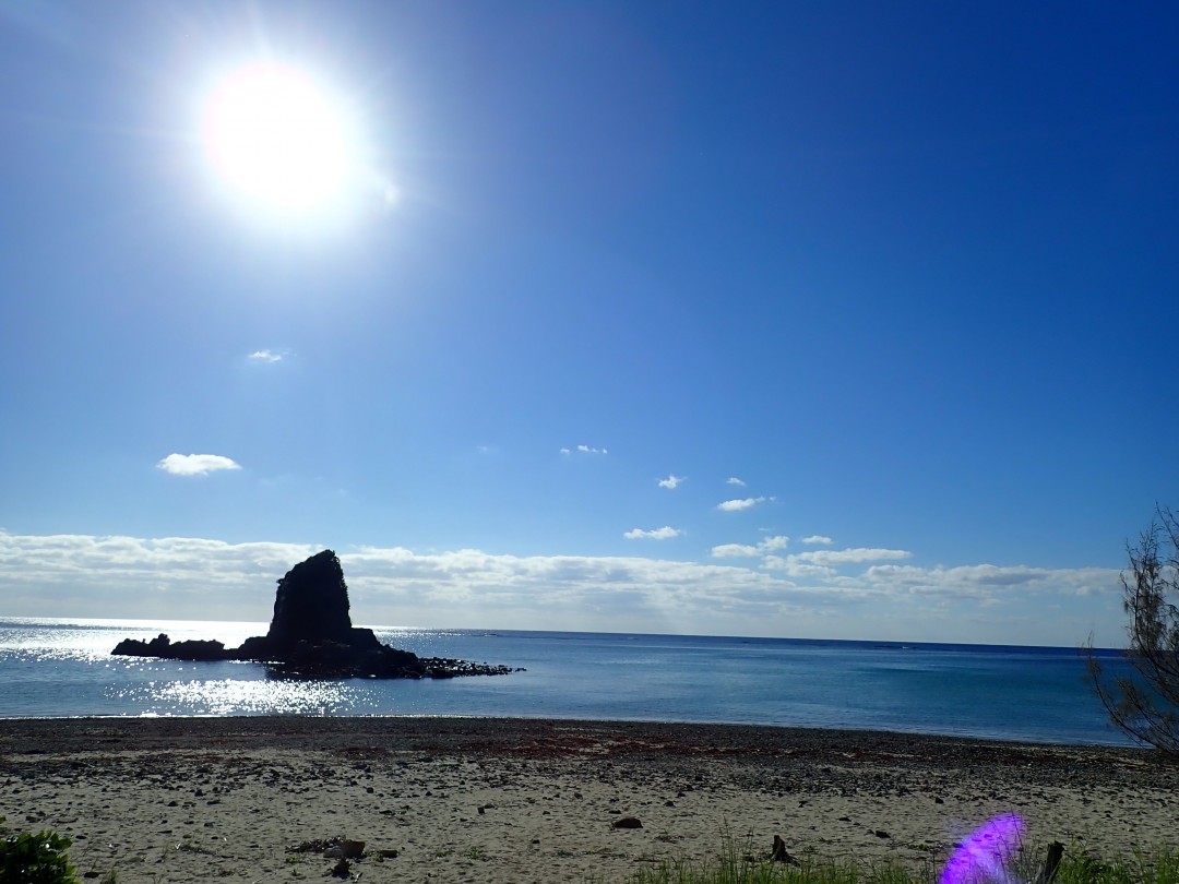 今日の嘉陽海岸