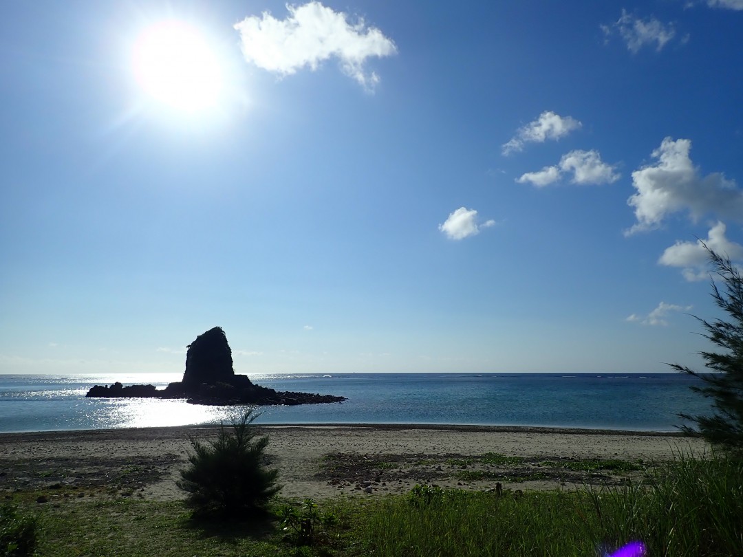 今日の嘉陽海岸