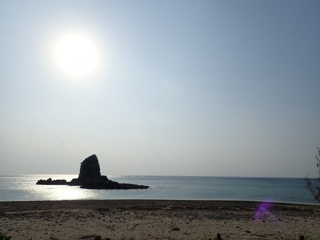 今日の嘉陽海岸