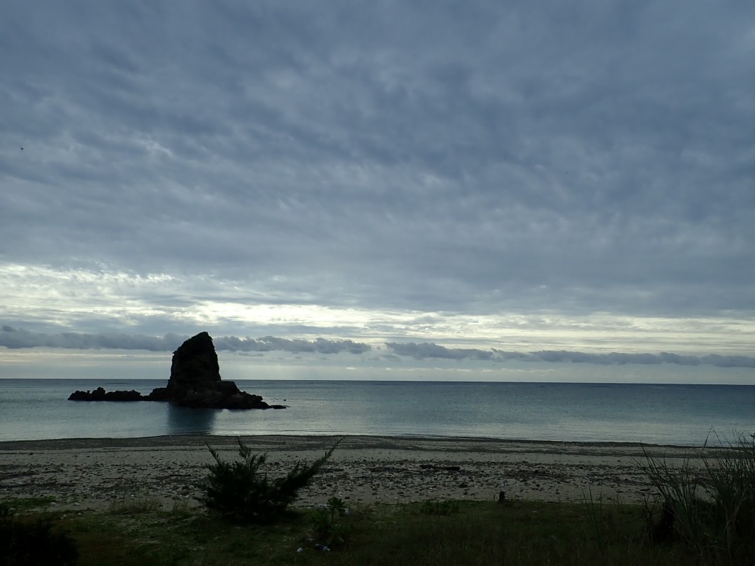 今日の嘉陽海岸