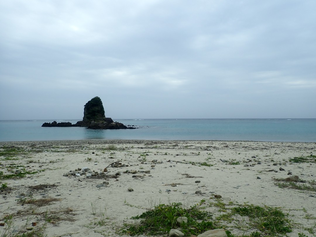 今日の嘉陽海岸