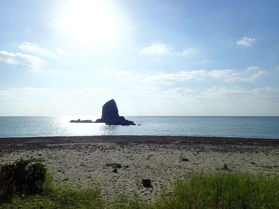 今日の嘉陽海岸