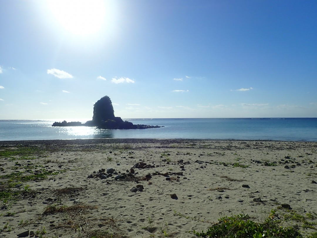 今日の嘉陽海岸