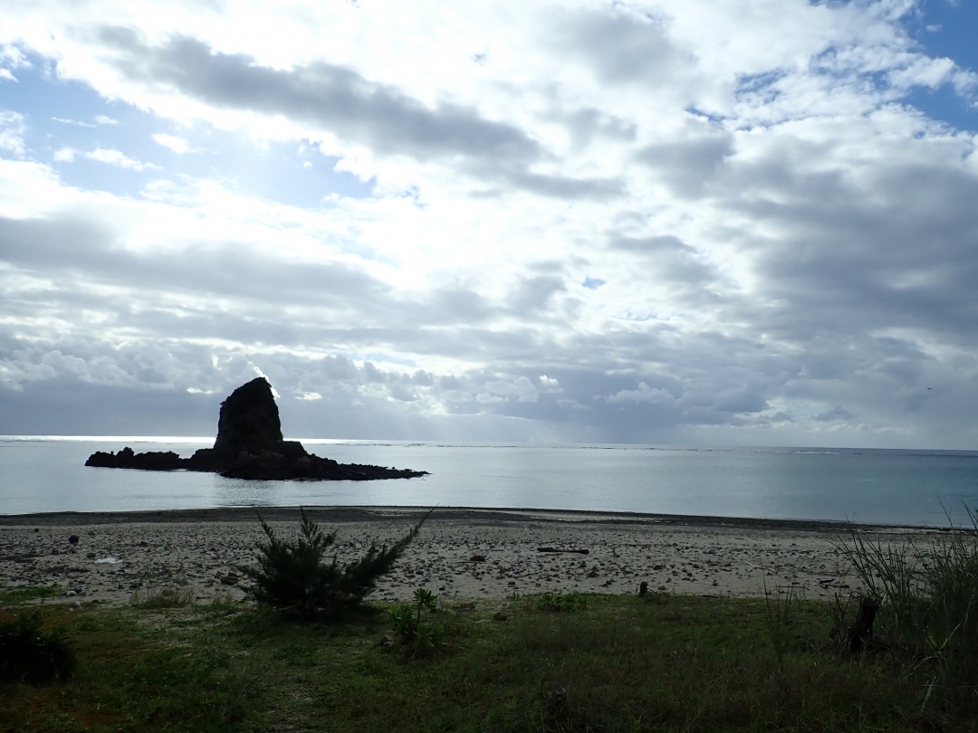 今日の嘉陽海岸