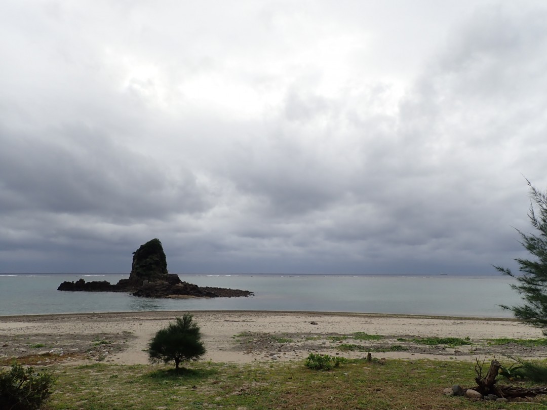 今日の嘉陽海岸