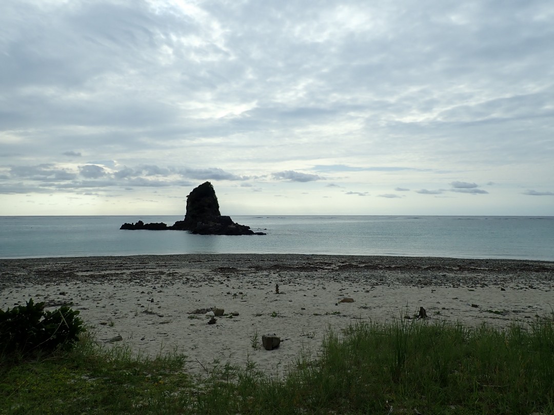 今日の嘉陽海岸