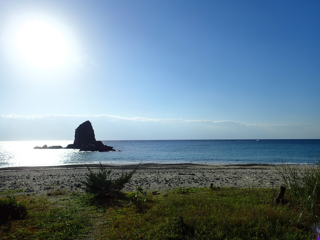 今日の嘉陽海岸