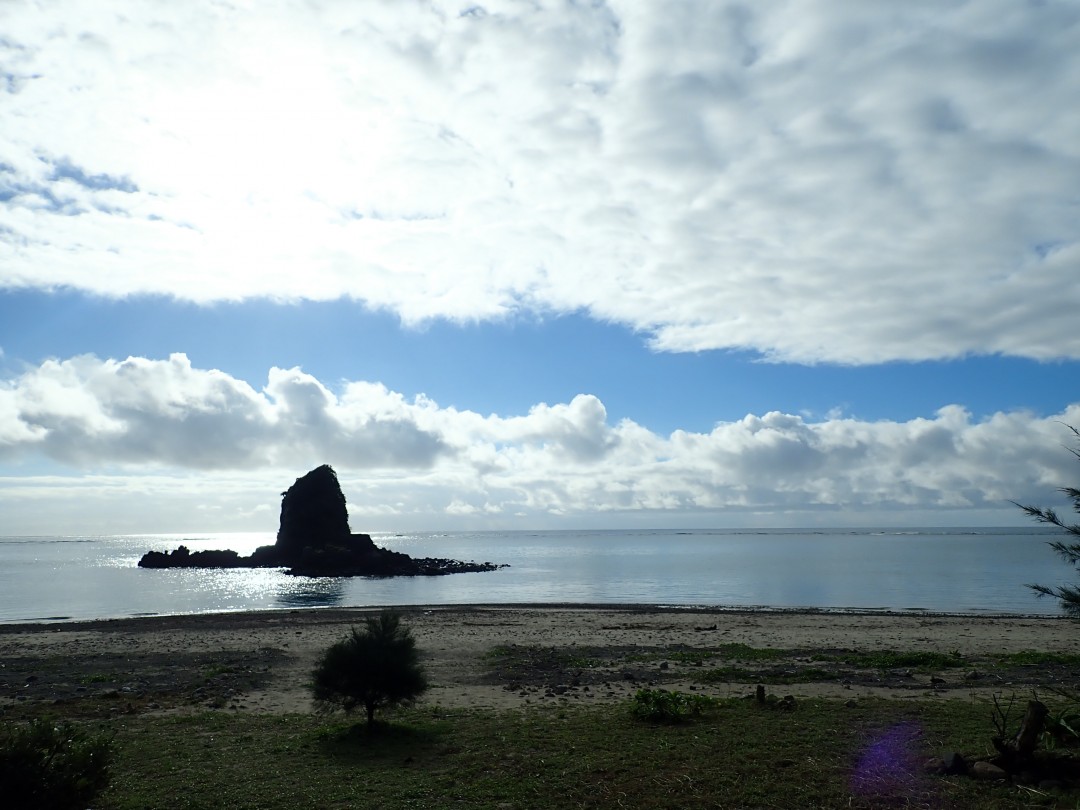 今日の嘉陽海岸