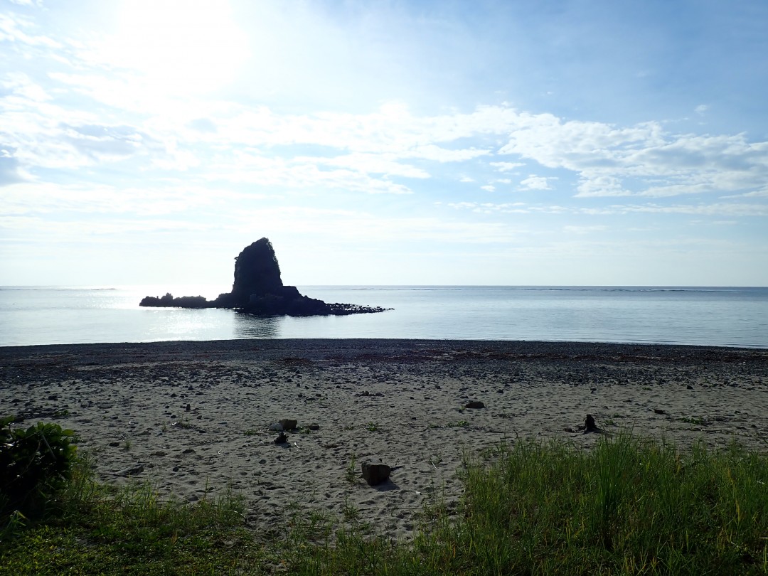 今日の嘉陽海岸