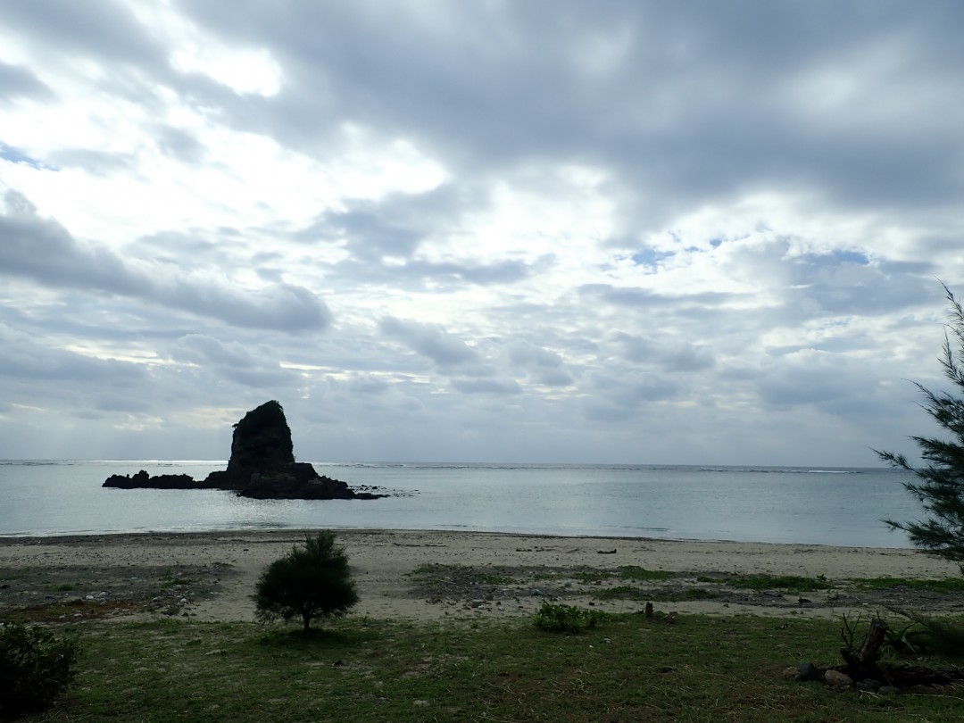 今日の嘉陽海岸