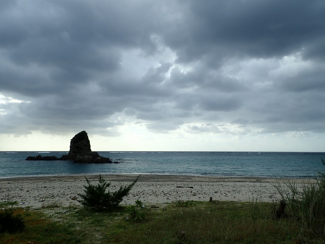 今日の嘉陽海岸