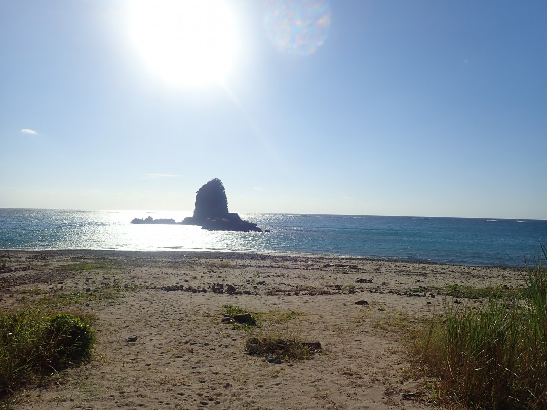 今日の嘉陽海岸