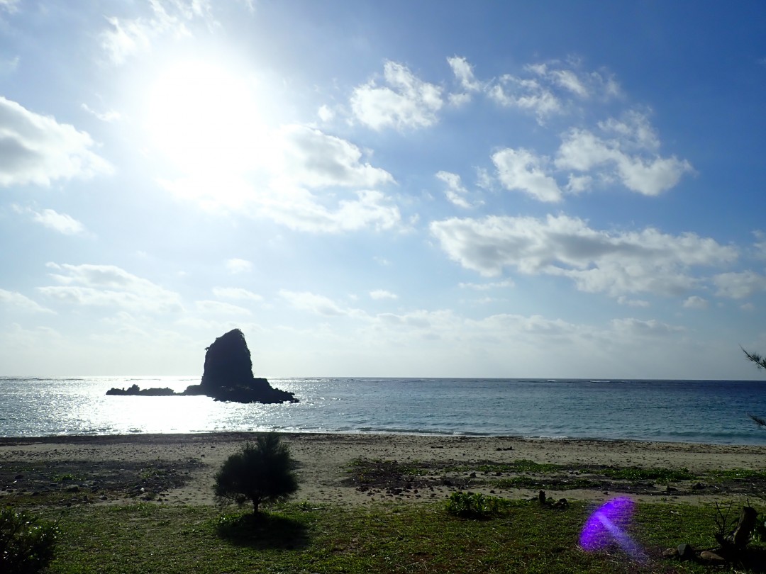 今日の嘉陽海岸